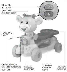 vtech Giraffe Scooter - INTRODUCTION