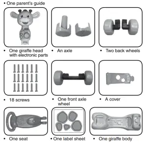 vtech Giraffe Scooter - PACKAGE