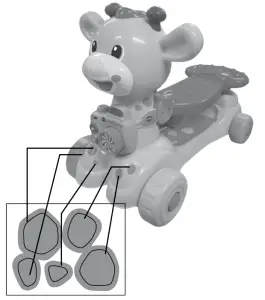 vtech Giraffe Scooter - indicted