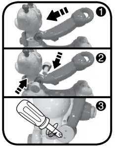 vtech Giraffe Scooter - seat