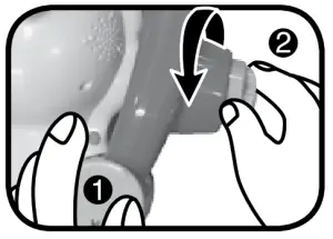 vtech Giraffe Scooter - unscrew