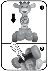 vtech Giraffe Scooterr - body