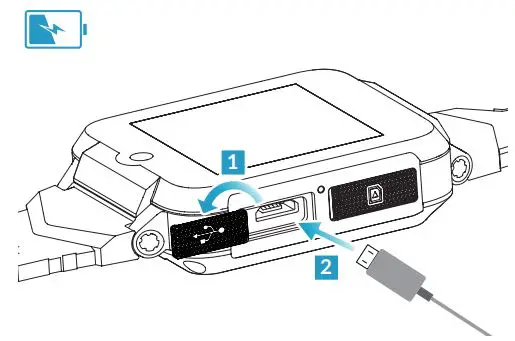 TCL MT42X Movetime Family Watch 2 User Guide - Use the supplied USB cable for charging