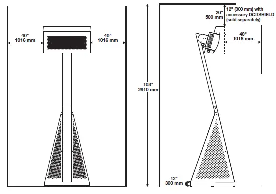 Dimplex DGR32PLP Portable Gas Radiant Outdoor Heater 7