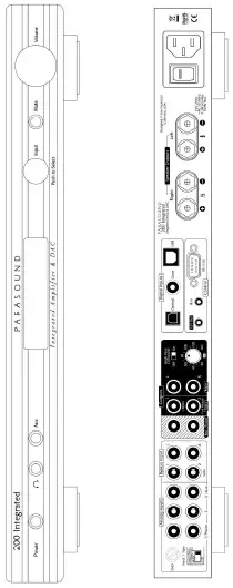 PARASOUND-NC200INT NewClassic 200 Integrated-Amplifier-and-DAC-FIG-1