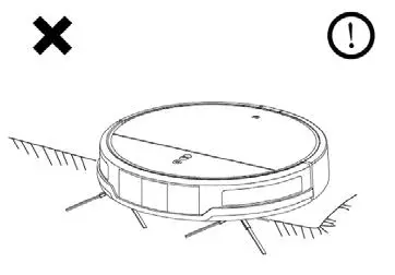 HONGJINGYANG B-X5 Multifunctional Robotic Vacuum Cleaner- Cautions 2