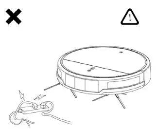 HONGJINGYANG B-X5 Multifunctional Robotic Vacuum Cleaner- Cautions