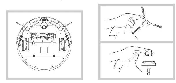 HONGJINGYANG B-X5 Multifunctional Robotic Vacuum Cleaner- Clean 2