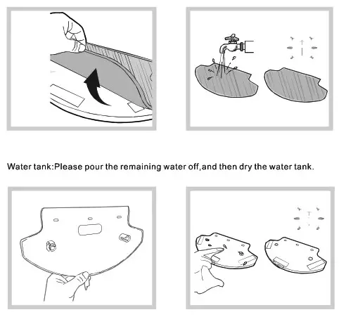 HONGJINGYANG B-X5 Multifunctional Robotic Vacuum Cleaner- Dustbin 2