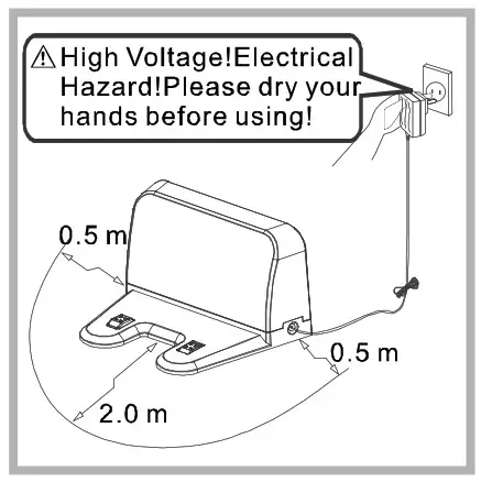 HONGJINGYANG B-X5 Multifunctional Robotic Vacuum Cleaner- Prepare for charging