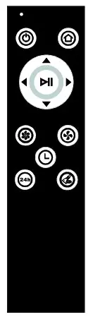 HONGJINGYANG B-X5 Multifunctional Robotic Vacuum Cleaner- Remote control