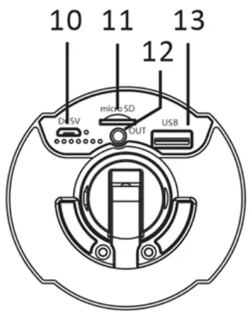 LASER Karaoke LED Microphone-23
