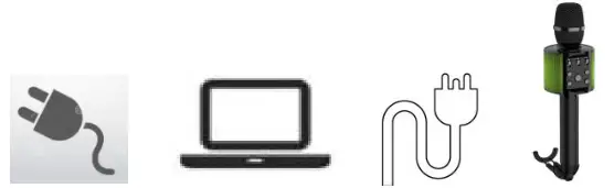 LASER Karaoke LED Microphone-28