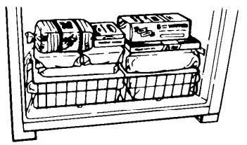 Whirlpool EV150N No-Frost Upright Freezer - Storing frozen food