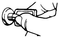 Whirlpool EV150N No-Frost Upright Freezer - The key eject lock