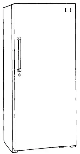 Whirlpool EV150N No-Frost Upright Freezer