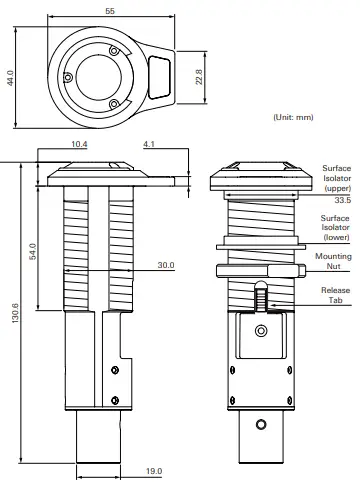audio-technica Flush-mount Microphone Socket Description