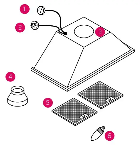 schweigen EV 6UCQS Rangehood - Description
