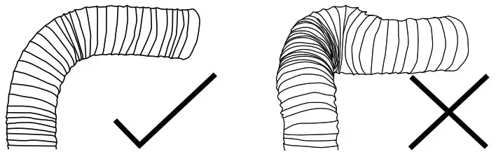 schweigen EV 6UCQS Rangehood - Flexi Ducting
