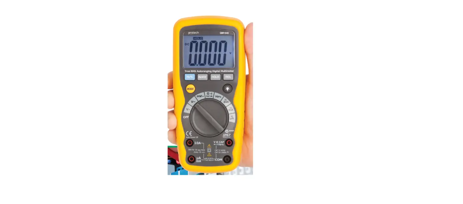 Protech Qm1549 Digital Multimeter User Manual Protech Qm1549 Digital Multimeter User Manual
