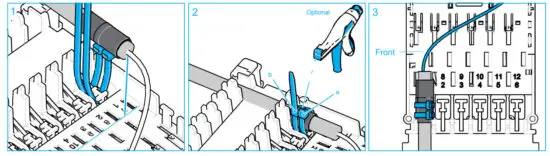 COMMSCOPE NOVUX Fiber Optic System - Install drop cable