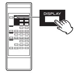 TASCAM CD Player Cassette Deck Owner’s Manual - Changing the display