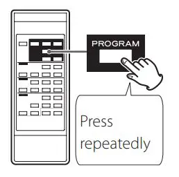 TASCAM CD Player Cassette Deck Owner’s Manual - Checking the program order