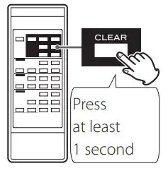 TASCAM CD Player Cassette Deck Owner’s Manual - Clearing the program