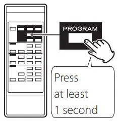 TASCAM CD Player Cassette Deck Owner’s Manual - Exiting program mode