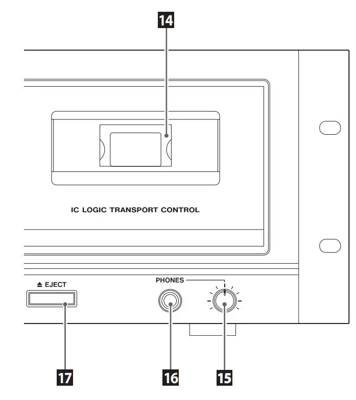 TASCAM CD Player Cassette Deck Owner’s Manual - IC Logic Transport control