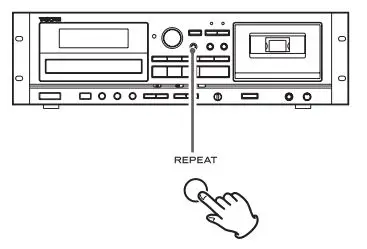 TASCAM CD Player Cassette Deck Owner’s Manual - This function can be used in CD and USB modes
