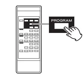 TASCAM CD Player Cassette Deck Owner’s Manual - When playback is stopped, press the PROGRAM button