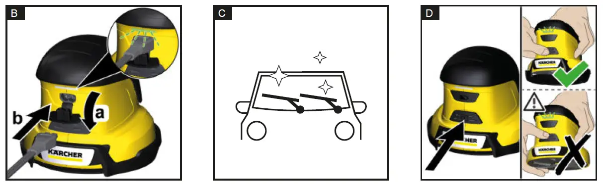 KARCHER EDI 4 Battery ice scraper-fig2