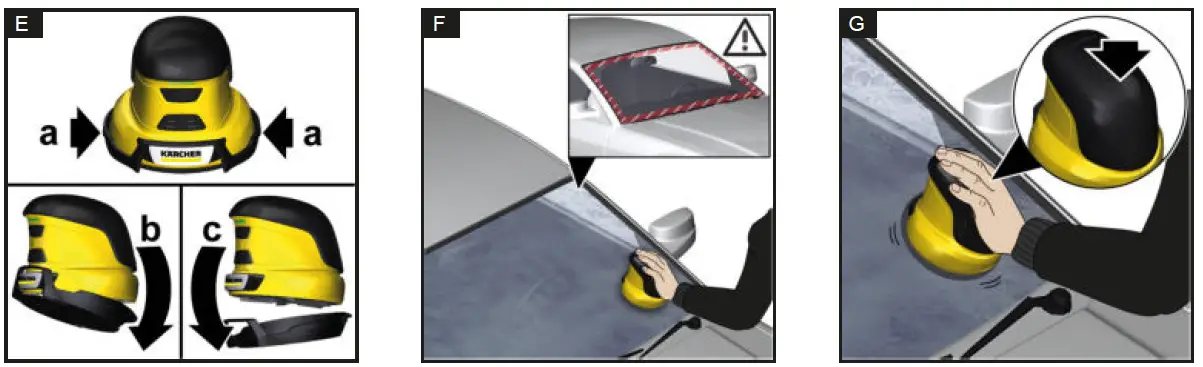KARCHER EDI 4 Battery ice scraper-fig3