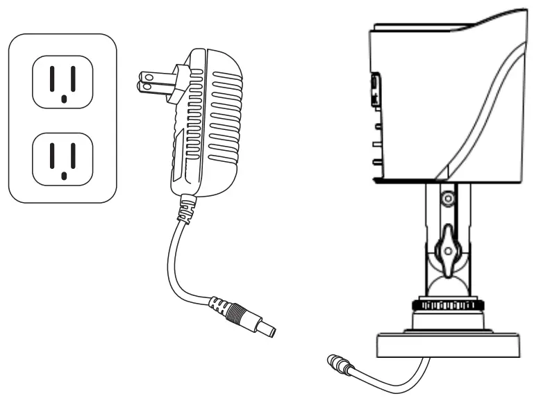 NIGHT OWL WNIP2 Series Stand Alone or Add On Camera - Power on