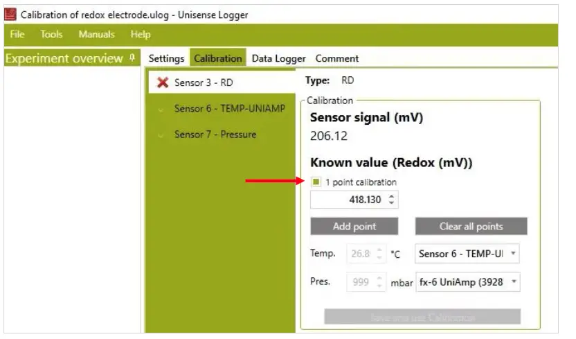 UNISENSE Redox Electrode Calibration Kit fig 2