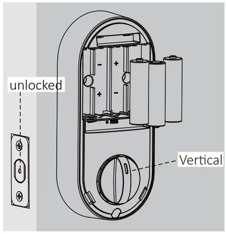 HuTools Keyless Entry Door Lock Door handing