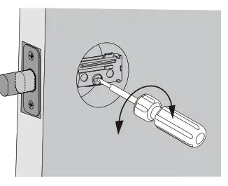 HuTools Keyless Entry Door Lock With the door