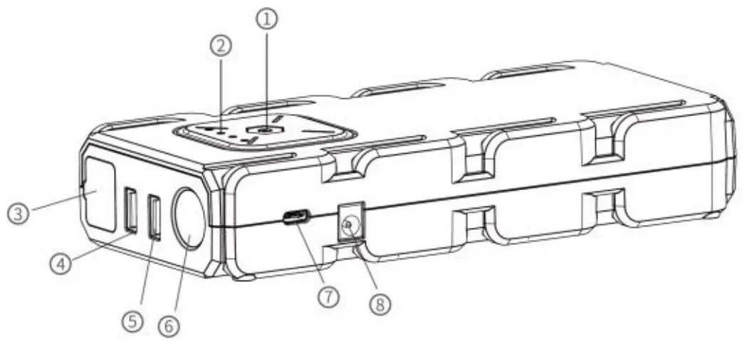 POWER CACHE 39602 HD Lithium Jump Starter Power Bank - fig