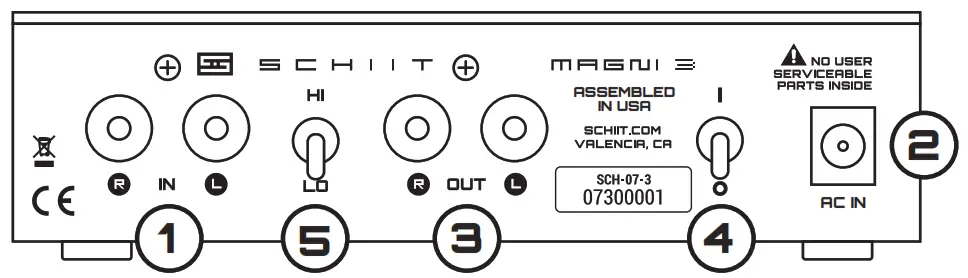 SCHIIT 18390784 Magni Headphone Amp and Preamp