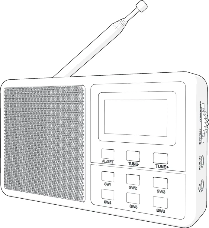 Nedis Rdwr1100bk World Receiver User Manual