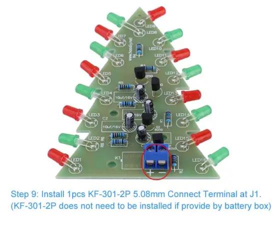 icstation-GY18442-LED-Flashing-Christmas-Tree-DIY-Kit-10
