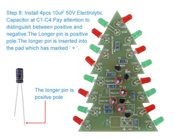 icstation-GY18442-LED-Flashing-Christmas-Tree-DIY-Kit-9