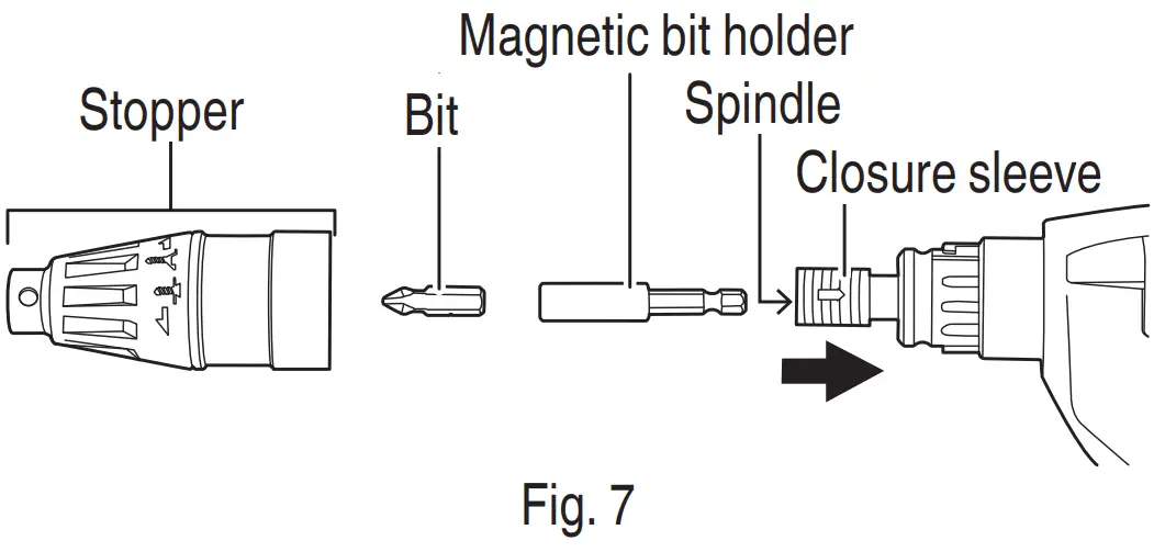 metabo W 18DA Cordless Screwdriver - FIG 17