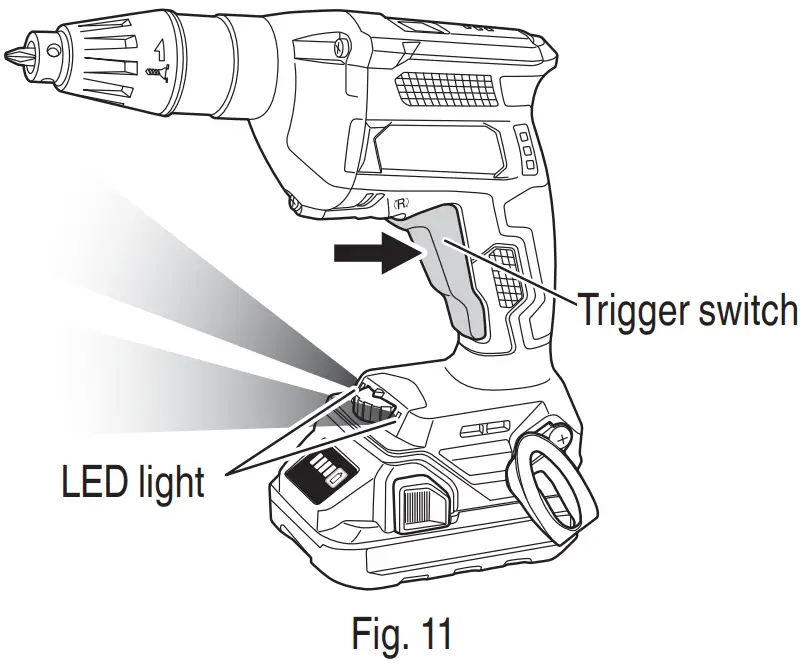 metabo W 18DA Cordless Screwdriver - FIG 21