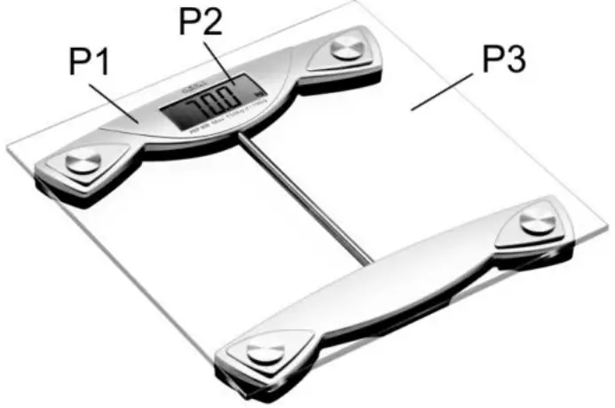 Gallet PEP 906 Valence Electronic Glass Personal Scale - fig1