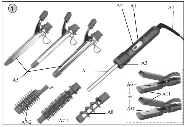 HYUNDAI HYU HC666 Hair Crimper-fig2