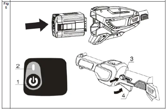 TEXAS-PCZ-5800-Battery-Pole-Pruner-58-Volt-Chain-Saw-fig5