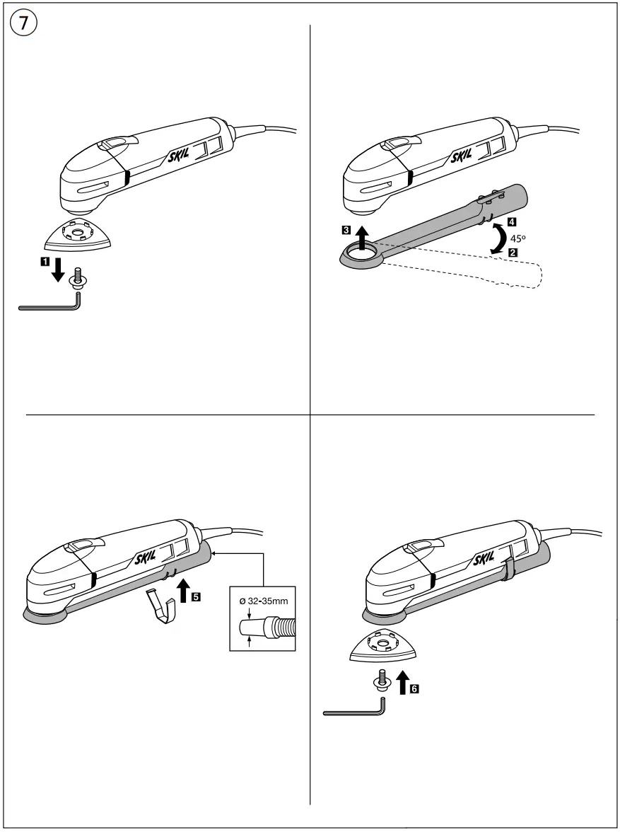 SKIL 1470 Multi Function Tool - Overview 3