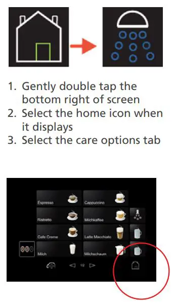 MY COFFEE SHOP WMF 1500S Coffee Machine Instruction Manual - FINDING MENU